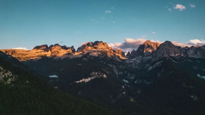 Tramonto sulle Dolomiti di Brenta