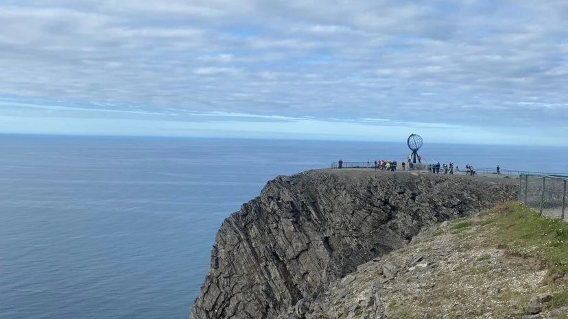 arrivo a Capo Nord della NorthCape4000
