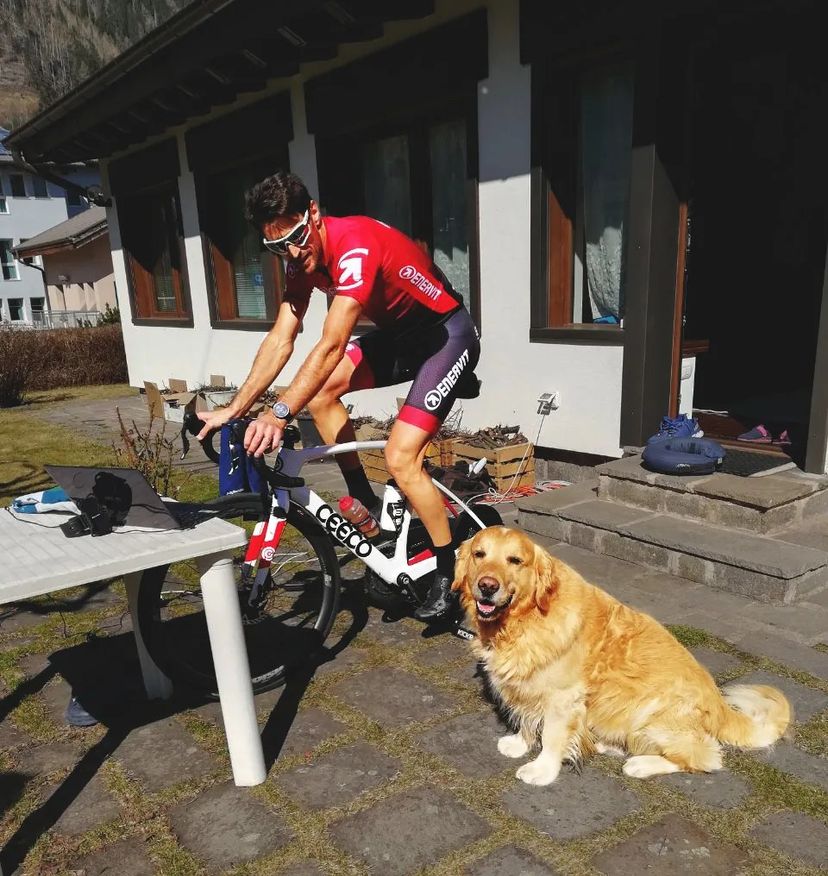 allenamento sui rulli da bici