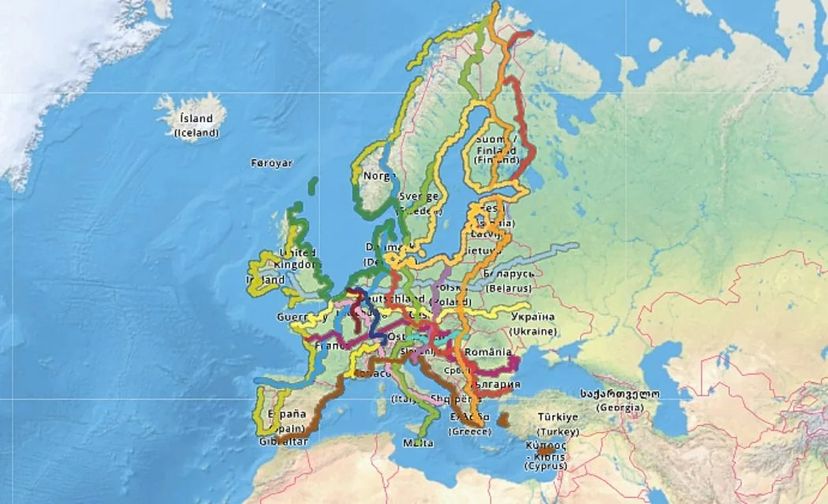 itinerari ciclistici Eurovelo