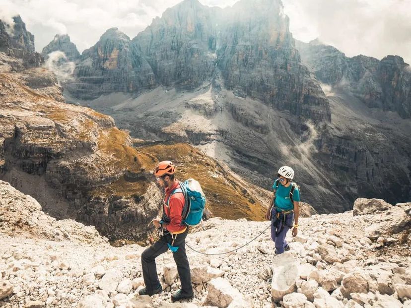 Ferrata sulle Dolomiti di Brenta