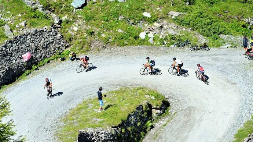granfondo Sestriere Colle delle Finestre tratto sterrato