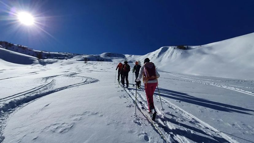 scialpinismo sul Monte Saccarello sulle Alpi Liguri