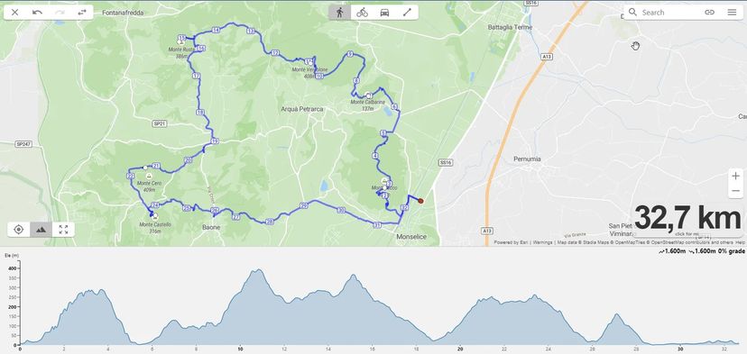 OnTheGoMap: Colli Euganei Trail