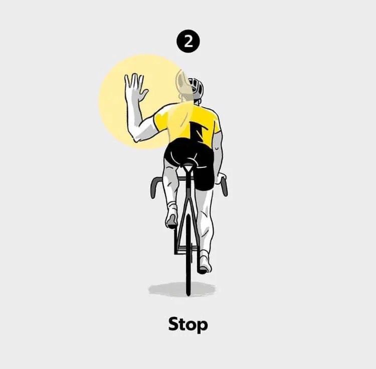 Il codice dei ciclisti, la nostra lingua dei segni